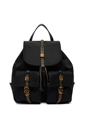 PINKO flap-pockets backpack - Black
