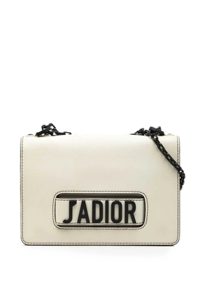 Christian Dior Pre-Owned 2018 Medium Calfskin JAdior Chain Flap shoulder bag - Black