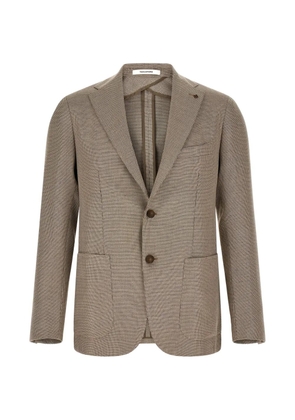 Tagliatore Montecarlo buttoned pin-detail blazer - Brown