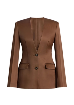 Alberta Ferretti button jacket - Brown