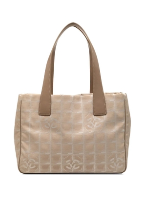 CHANEL Pre-Owned 2003-2004 New Travel Line Nylon tote bag - Brown