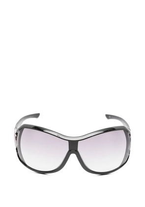 Gucci Pre-Owned 2000s oversized sunglasses - Black