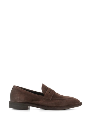 Alberto Fasciani suede loafers - Brown