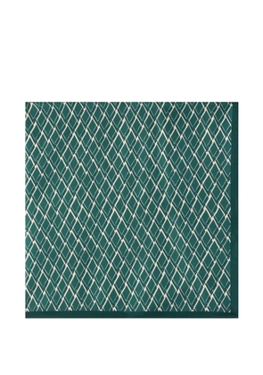 slowear diamond-pattern scarf - Green