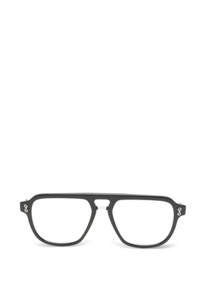 Akoni square-frame glasses - Black