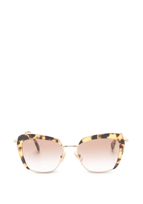 Miu Miu Pre-Owned 2010s cat-eye sunglasses - Gold