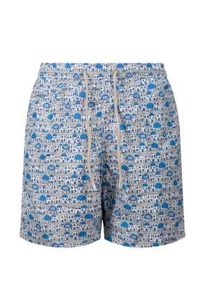 MC2 Saint Barth graphic-print drawstring swim shorts - Grey