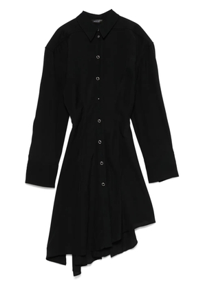 Mugler open-back mini dress - Black