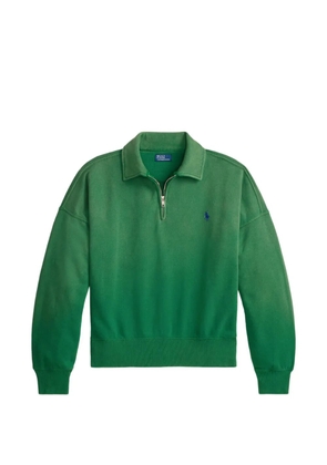 Polo Ralph Lauren quarter-zip embroidered sweatshirt - Green