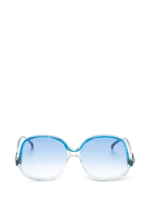 Saint Laurent Pre-Owned 1970s square-frame sunglasses - Blue