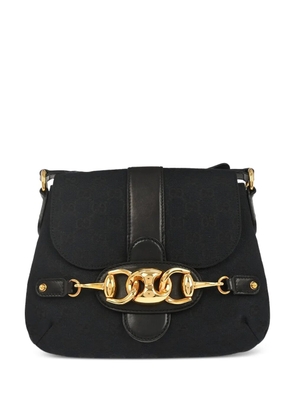 Gucci Pre-Owned 1990-2000s GG leather shoulder bag - Black