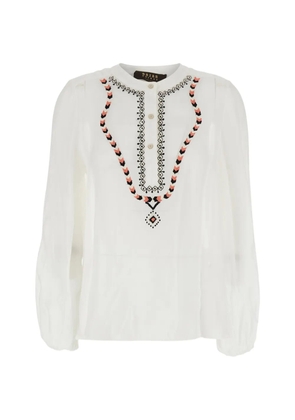 Bazar Deluxe embroidered blouse - White