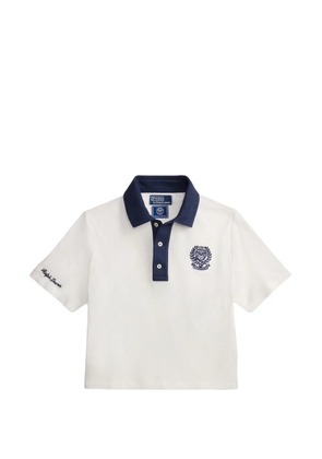 Polo Ralph Lauren x Wimbledon Collection embroidered-crest polo shirt - White