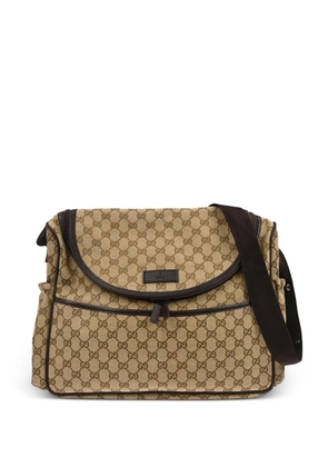 Gucci Pre-Owned 1990-2000s GG leather shoulder bag - Neutrals