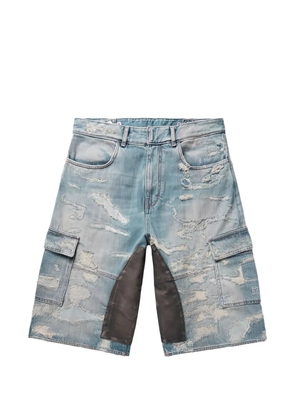 Givenchy multicutted shorts - Blue