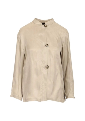 Emporio Armani buttoned long-sleeve shirt - Neutrals