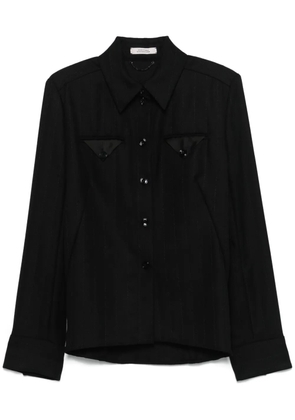 Dorothee Schumacher pinstripe pattern jacket - Black