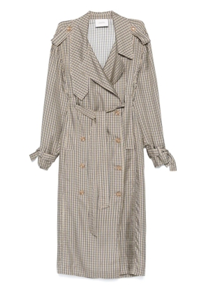 Dorothee Schumacher Checked Coolness midi dress - Neutrals