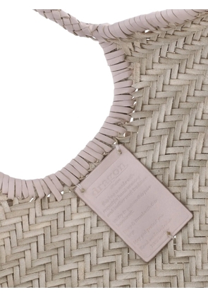 DRAGON DIFFUSION braided tote bag - Neutrals