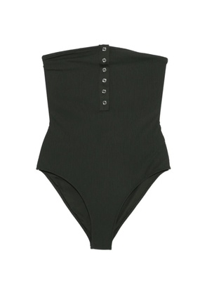 TOTEME ribbed strapless swimsuit - Green