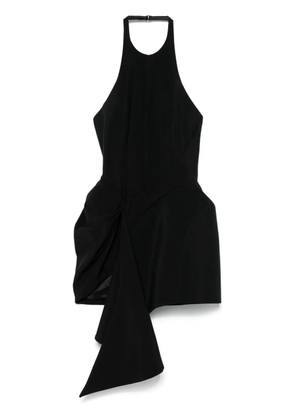 Mugler asymmetric tailoring mini dress - Black