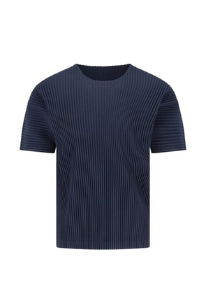 Homme Plissé Issey Miyake pleated T-shirt - Blue