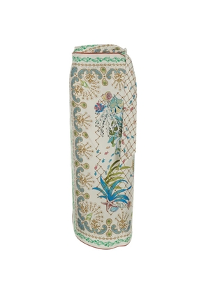 MANTERO 1902 floral print skirt - Neutrals