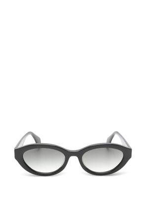GIGI STUDIOS Mila oval-frame sunglasses - Black