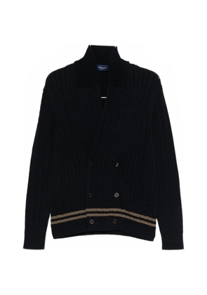 Drumohr cable-knit cardigan - Blue