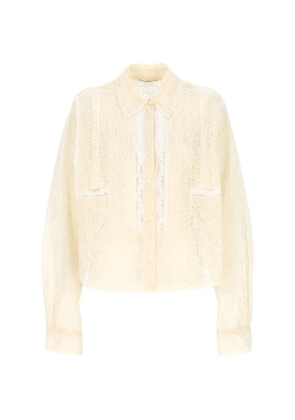Ermanno Scervino lace shirt - Neutrals