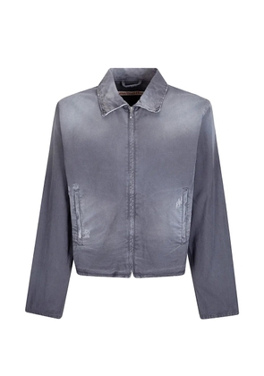 Stockholm Surfboard Club Phil distressed-effect denim jacket - Grey