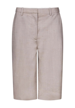 LouLou de Saison side-pocket knee-length shorts - Neutrals