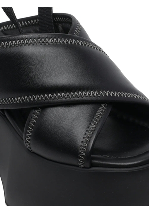 Vic Matie crossover plateau sandals - Black