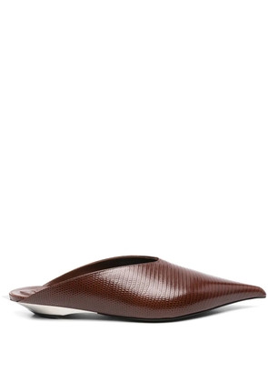 Mugler fang mules - Brown