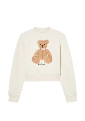 Palm Angels bear fitted sweatshirt - Neutrals