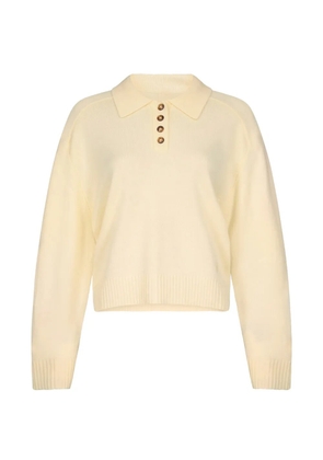 LouLou de Saison button polo top - Yellow