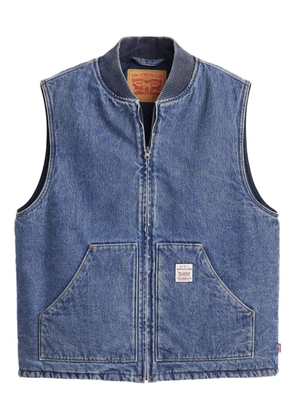 Levi's Sansome zip-pocket gilet - Blue