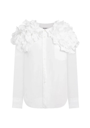 Comme Des Garçons Comme Des Garçons ruffled-collared shirt - White