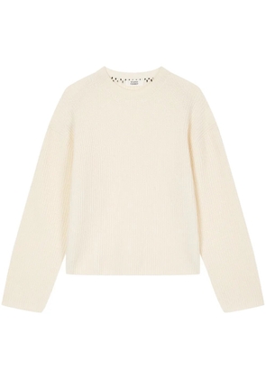 TOMBOY decorative-stitching jumper - Neutrals