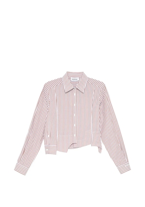 Monse deconstructed cropped shirt - Brown