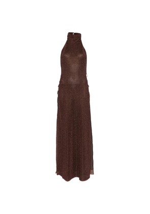 Oséree ring turtleneck maxi dress - Brown