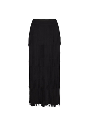 Simon Miller Za Za fringe midi skirt - Black