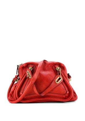 Chloé Pre-Owned Paraty Top Handle Bag Leather Medium satchel - Red