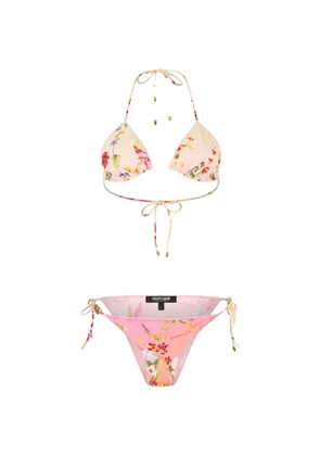 Roberto Cavalli floral print bikini - Pink