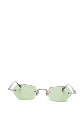 Matsuda geometric rimless sunglasses - Silver