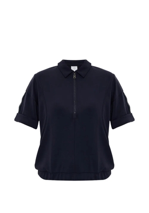 BOGNER Finya zip-up polo shirt - Blue