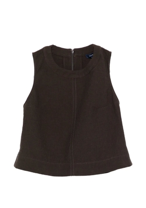 Soeur Pampa textured sleeveless top - Brown