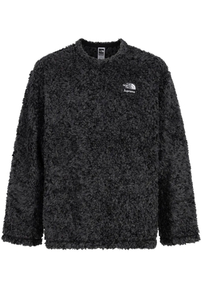 Supreme x The North Face High Pile Fleece 'Black' jumper - Grey
