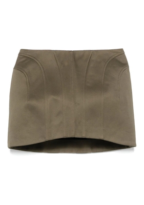 Mugler tailored mini skirt - Green