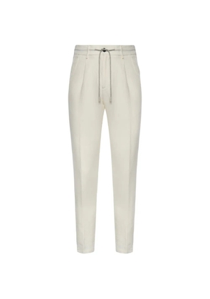 Eleventy drawstring-fastening trousers - Neutrals